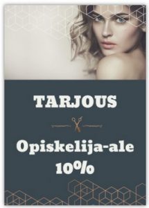 opiskelija-alennus 10 %